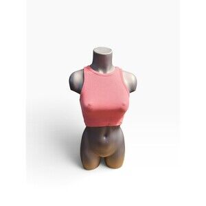H&M pink sleeveless Crop top tank top xs